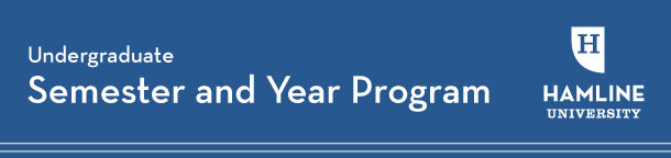 Semester and year banner
